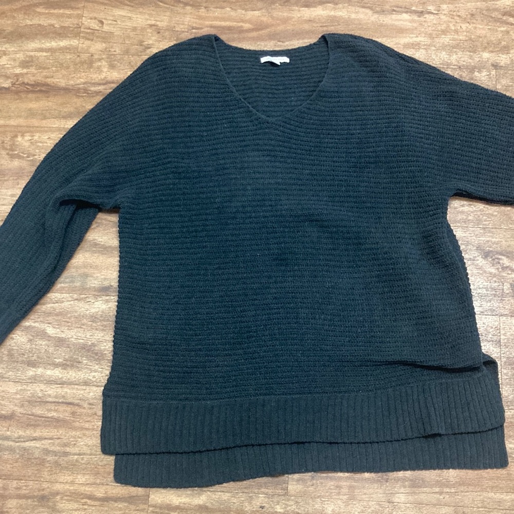 American Eagle Outfitters Oversized Slouchy Black Soft Sweater Medium